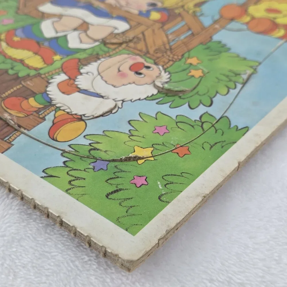 Vintage 1983 Rainbow Brite 12 Piece Frame Tray Puzzle Golden Complete